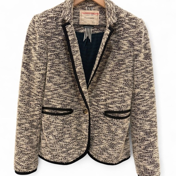 Cartonnier Lake House Blazer Anthropologie Size 4 - Picture 2 of 6